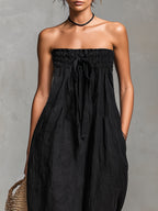 Magie™ | Elegant Strapless Jumpsuit