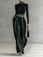 Marie™ | Elegant Set with Contrast Detail