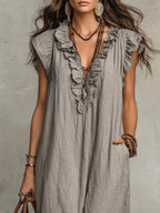 Mia | Long Fluid Bohemian Dress